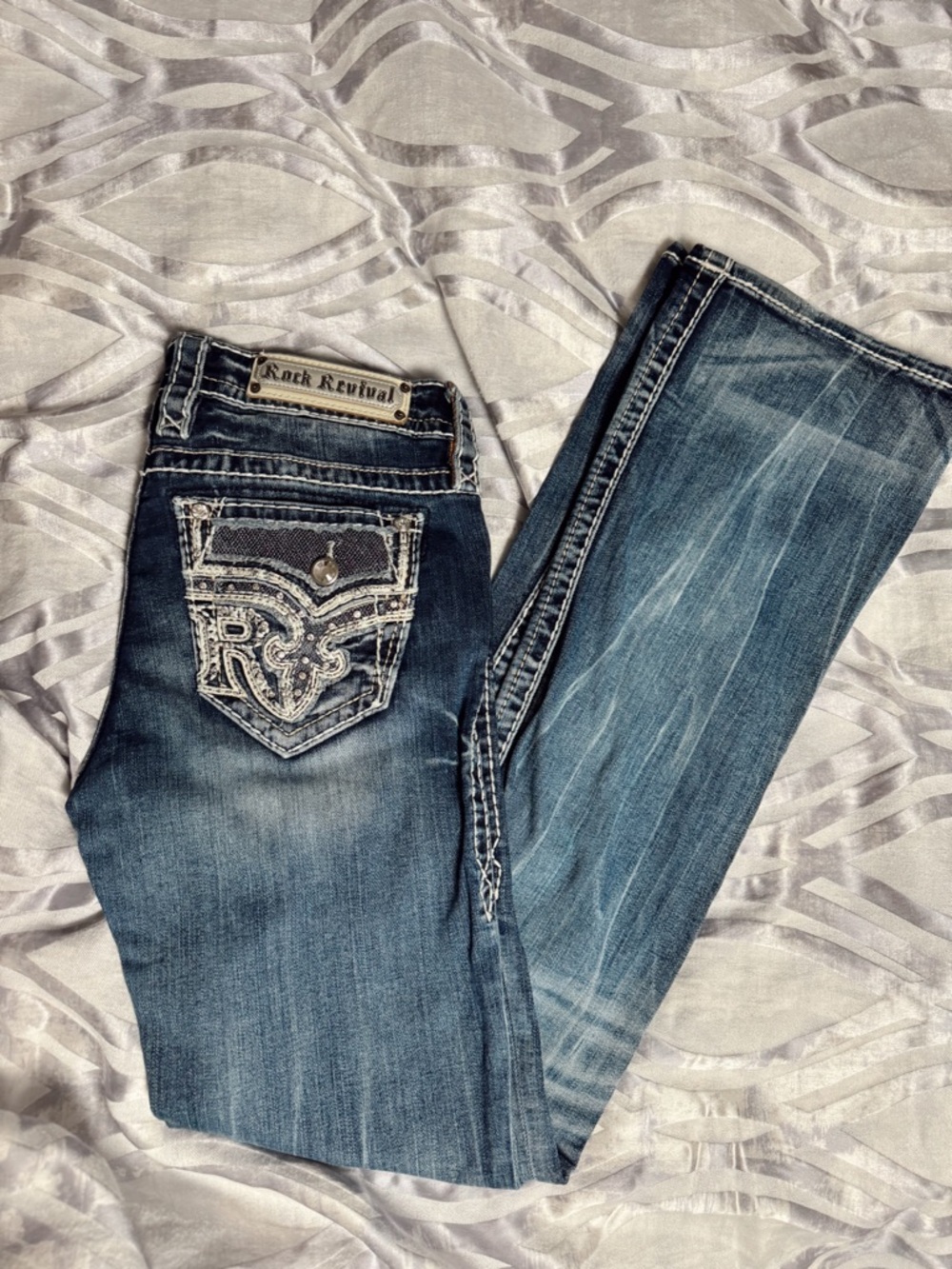 Women’s Midrise, stretchy boot cut Rock Revivals